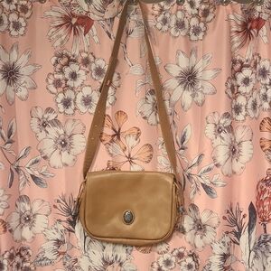 LLADRO Tan Leather Crossbody Bag